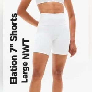 Athleta Elation Short, Large, White NWT